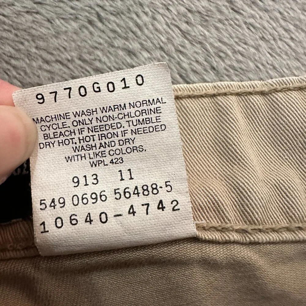 Vintage 90s Y2K Levi's SilverTab Guys Fit Jeans Khakis Women's 11/12